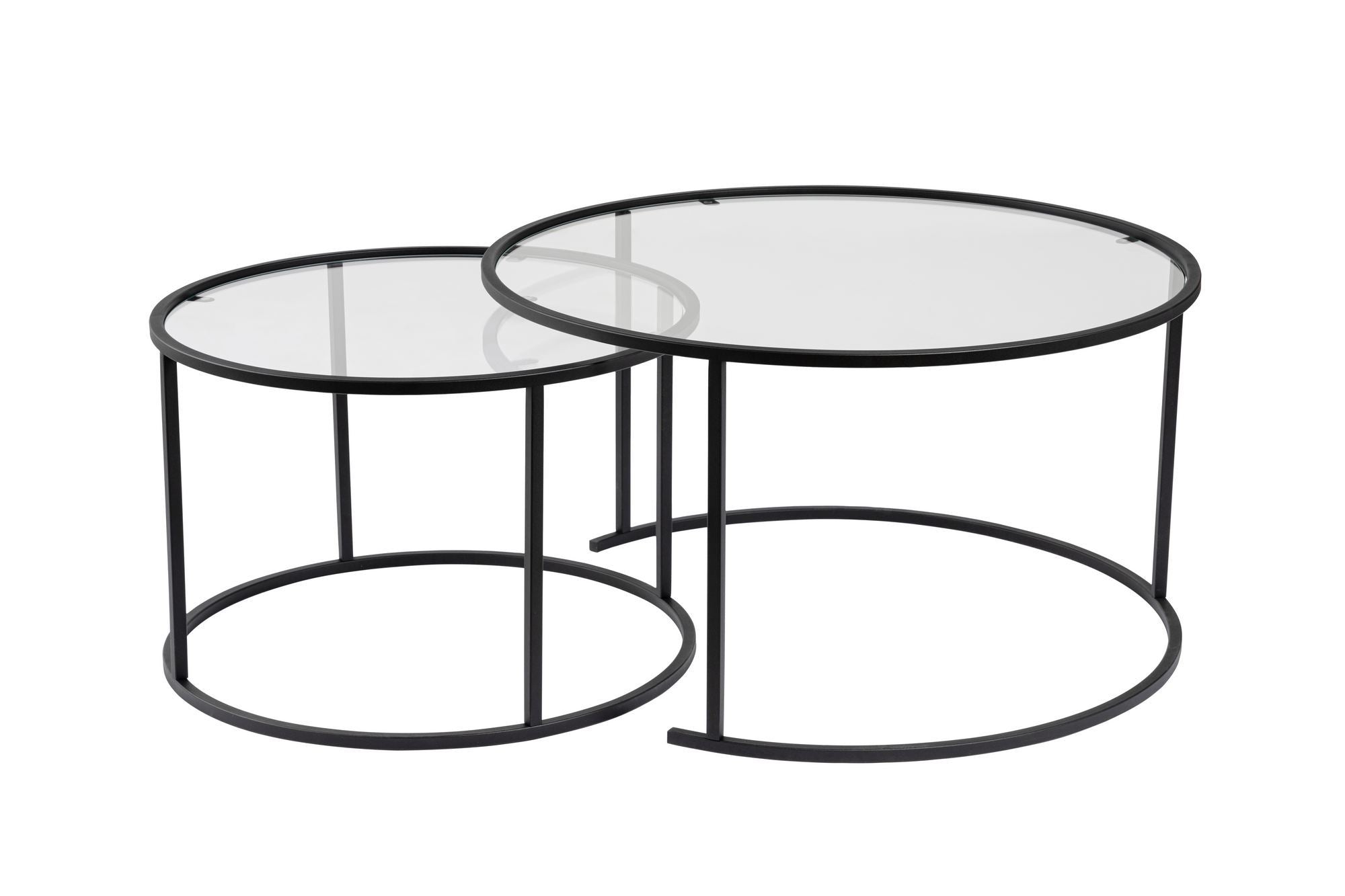 Aurum Sofatisch - Schwarz Transparent in Schwarz Transparent präsentiert im Onlineshop von KAQTU Design AG. Couchtisch ist von Nordure