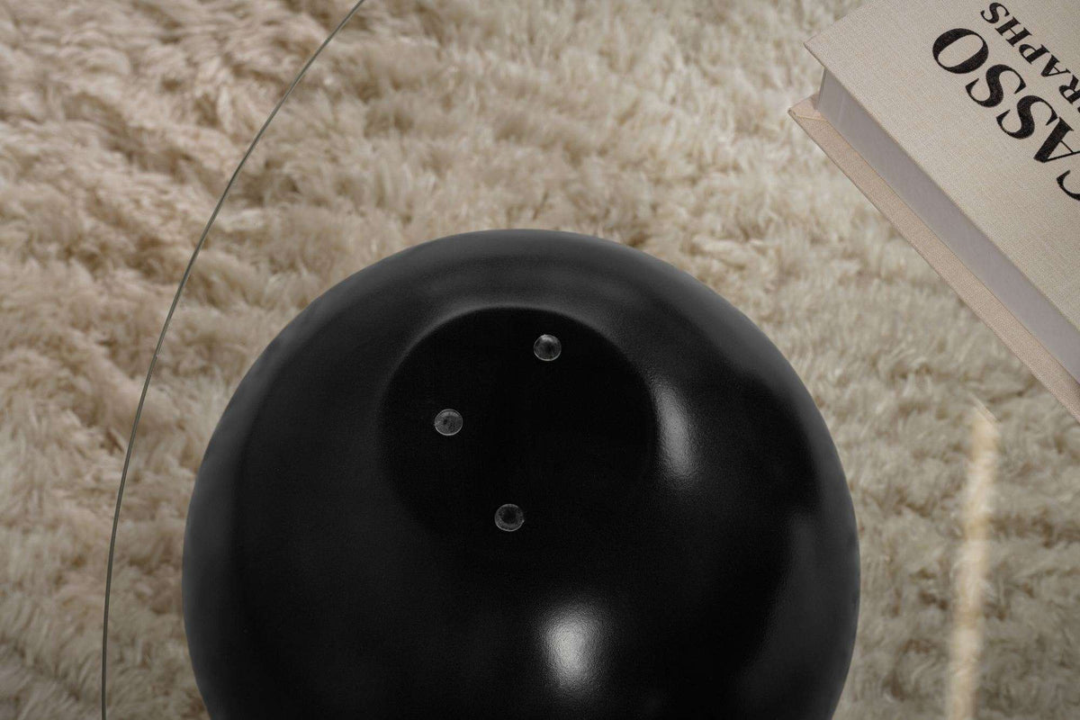 Miro Sofatisch - Schwarz Transparent in Schwarz Transparent präsentiert im Onlineshop von KAQTU Design AG. Couchtisch ist von Nordure