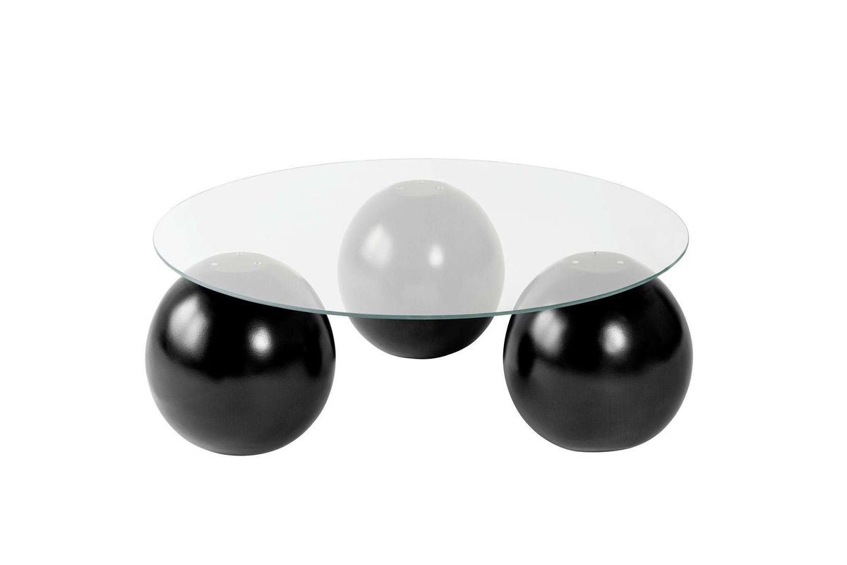 Miro Sofatisch - Schwarz Transparent in Schwarz Transparent präsentiert im Onlineshop von KAQTU Design AG. Couchtisch ist von Nordure