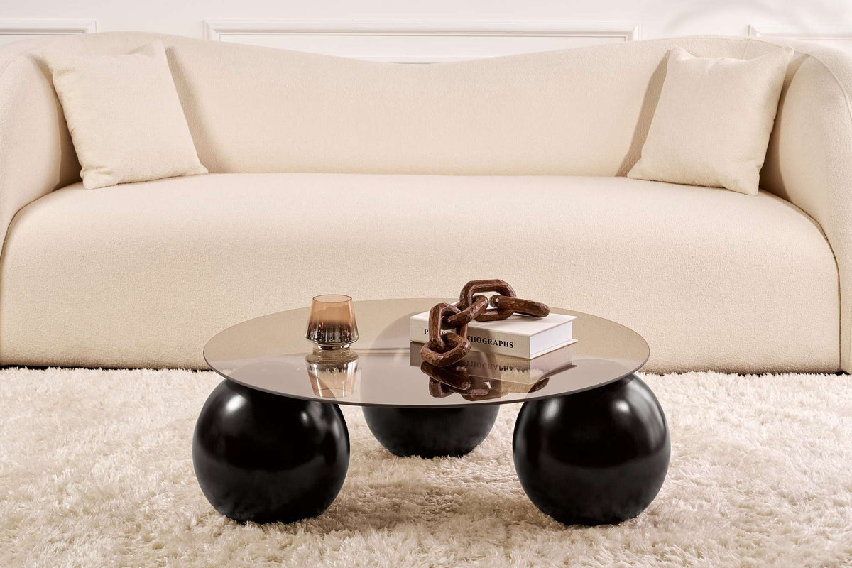 Miro Sofatisch - Schwarz
Bronze in Schwarz / Bronze präsentiert im Onlineshop von KAQTU Design AG. Couchtisch ist von Nordure