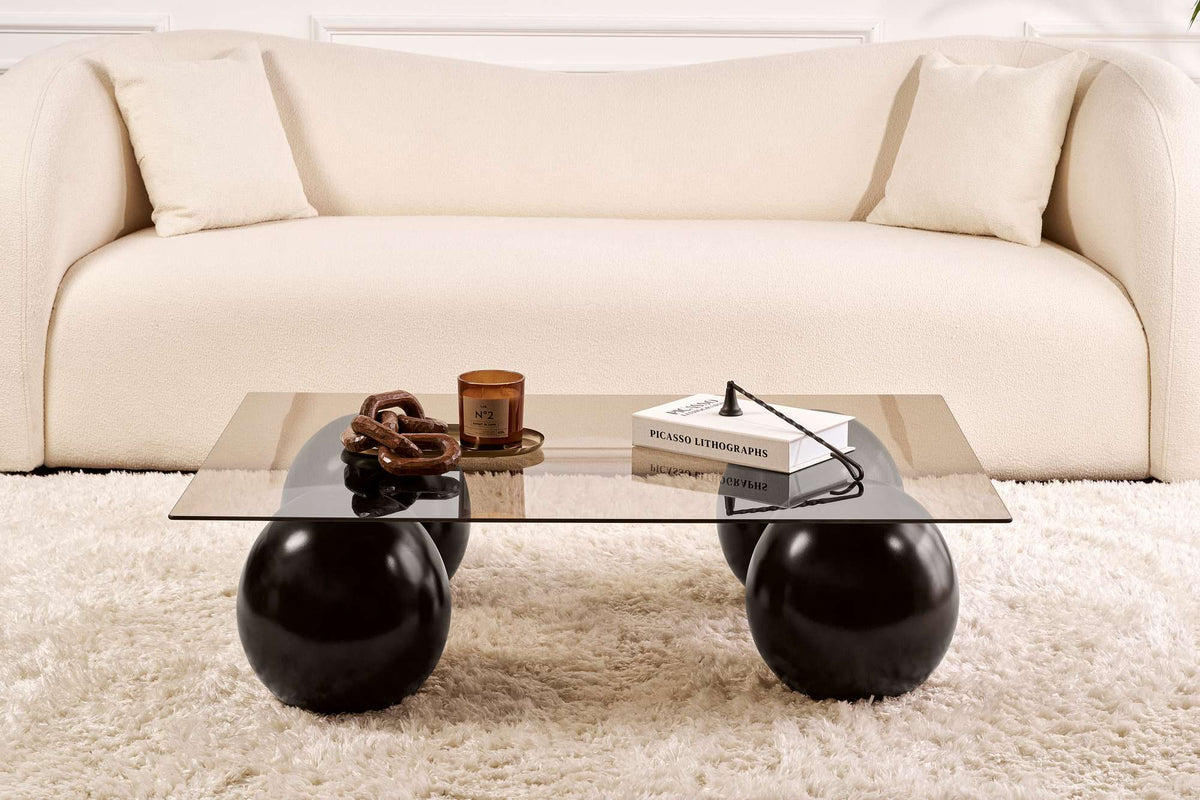 Sera Sofatisch - Schwarz
Bronze in Schwarz / Bronze präsentiert im Onlineshop von KAQTU Design AG. Couchtisch ist von Nordure