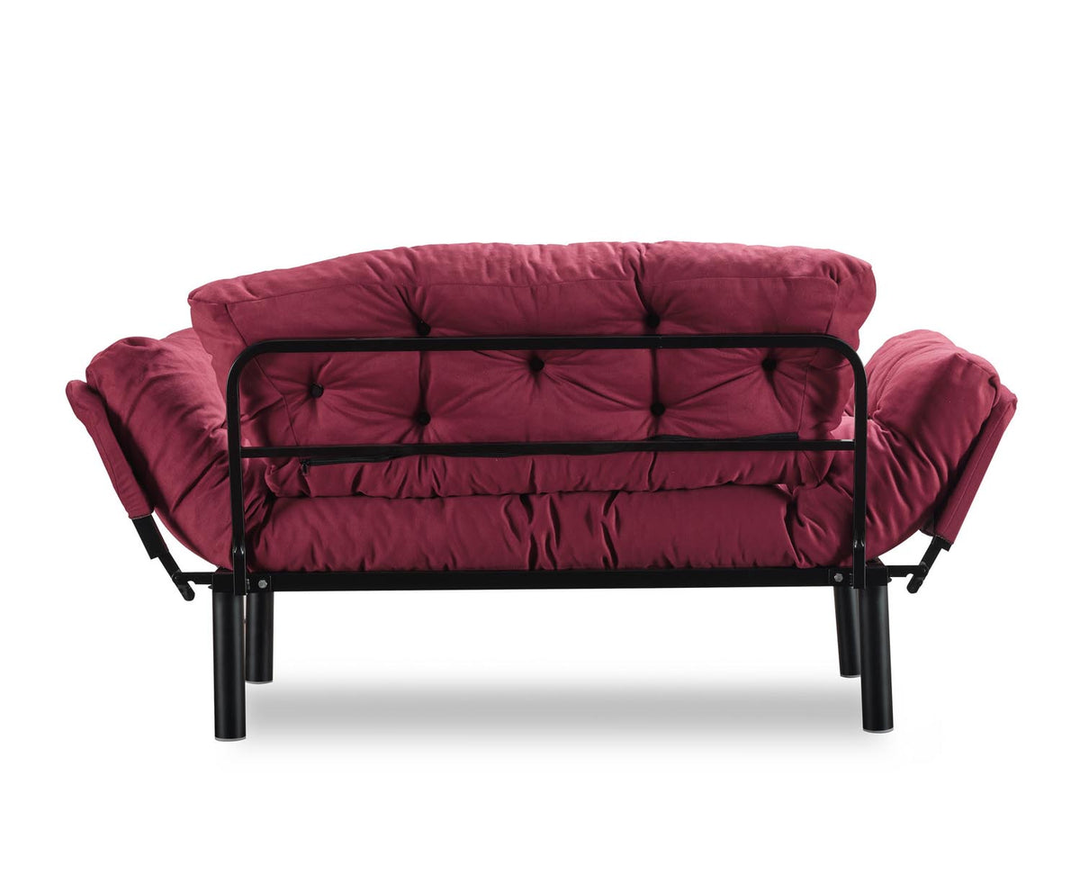Nitta Bettsofa - Maroons in Maroons präsentiert im Onlineshop von KAQTU Design AG. Bettsofa ist von Atelier Del Sofa