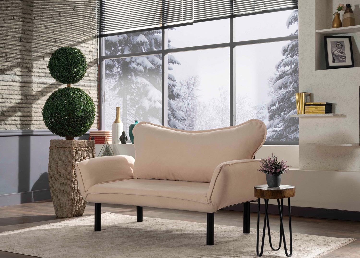 Entdecken Sie das elegante Chatto Bettsofa in Sahne von Atelier Del Sofa – der perfekte 2-Sitzer für Stil und Komfort in Ihrem Zuhause!