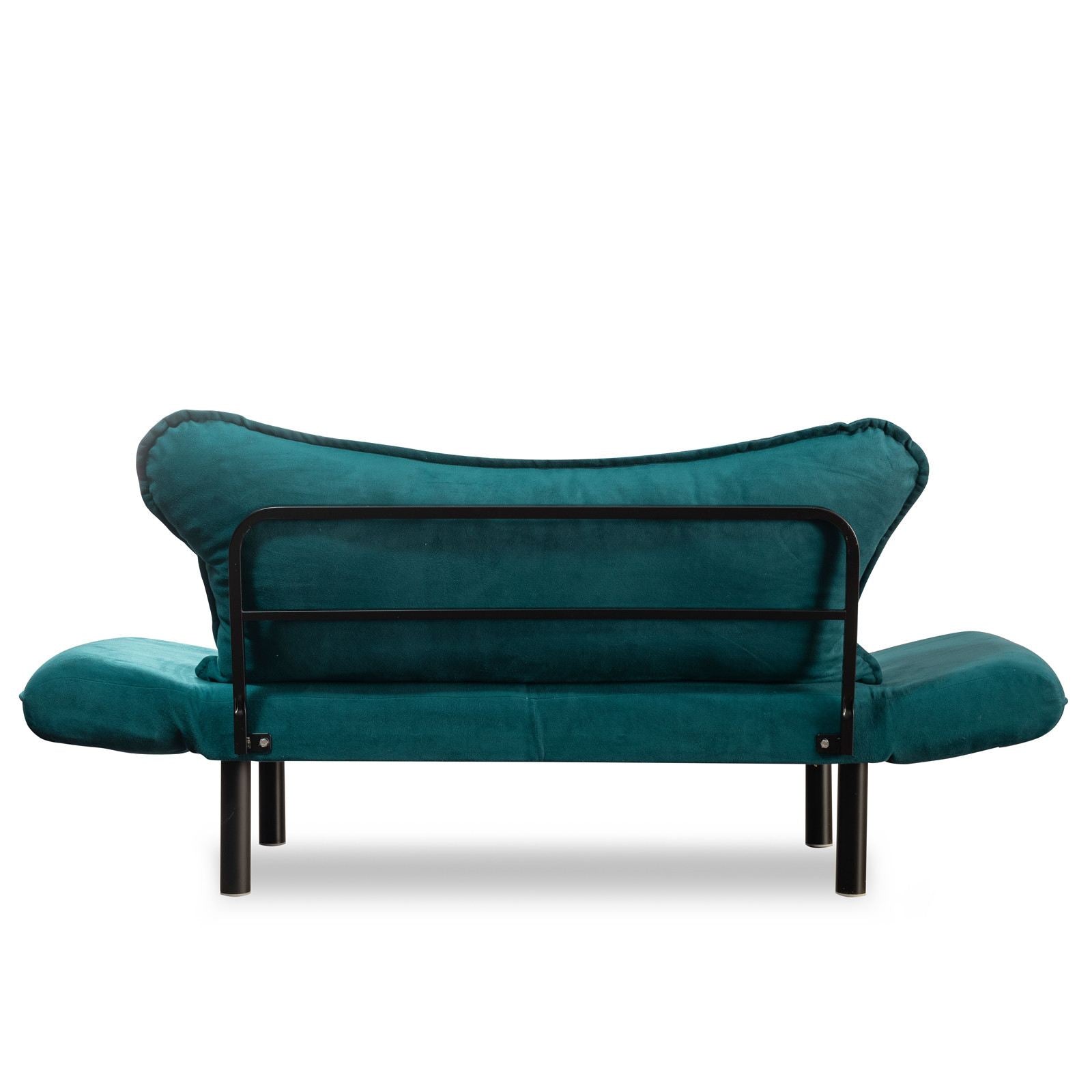 Erleben Sie das elegante Chatto Bettsofa in Petrol Blau – der perfekte 2-Sitzer für stilvolle Wohnräume, der sich mühelos in ein gemütliches Bett verwandelt!