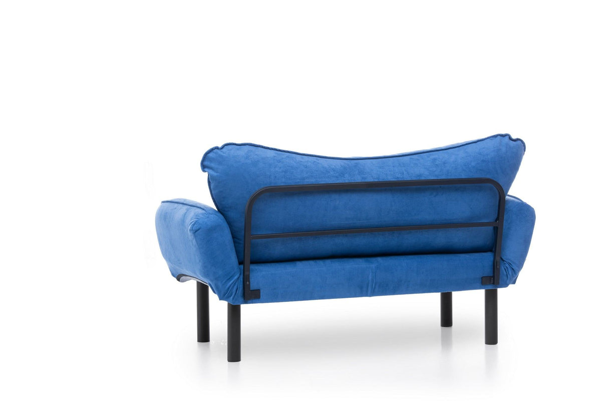 Chatto Bettsofa - Blau in Blau präsentiert im Onlineshop von KAQTU Design AG. Bettsofa ist von Atelier Del Sofa