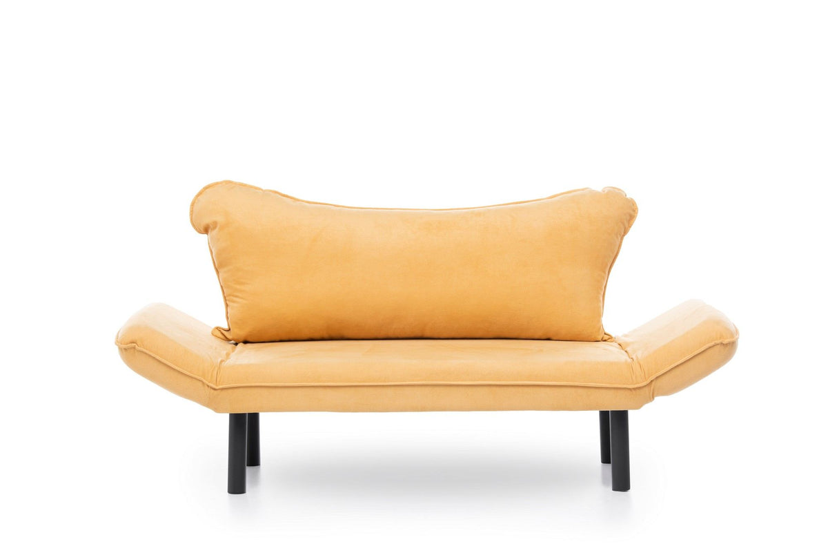 Chatto Bettsofa - Senf in Senf präsentiert im Onlineshop von KAQTU Design AG. Bettsofa ist von Atelier Del Sofa