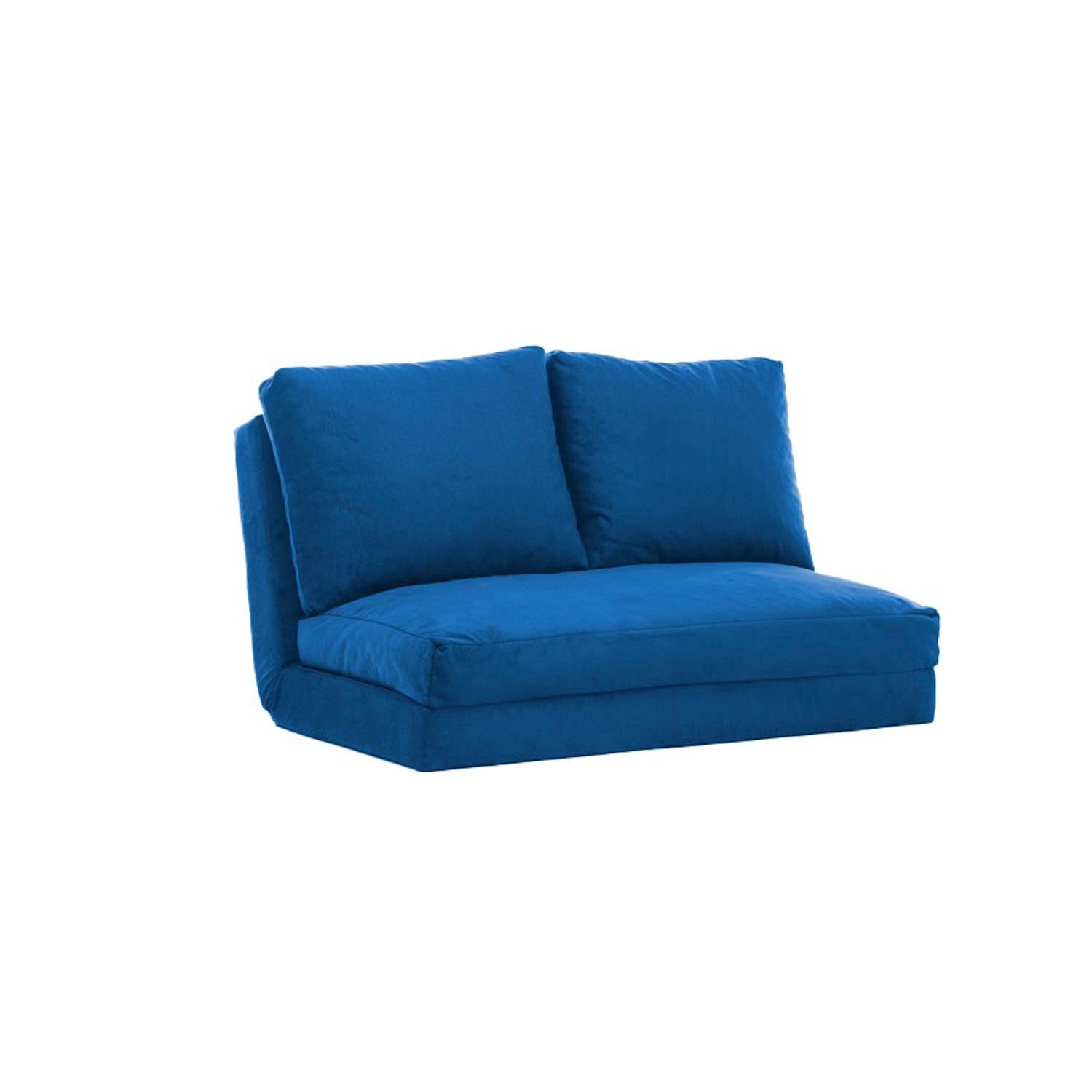 Erleben Sie das Taida Bettsofa in elegantem Blau – ein vielseitiges Möbelstück, das Komfort und Stil in jeden Raum bringt.