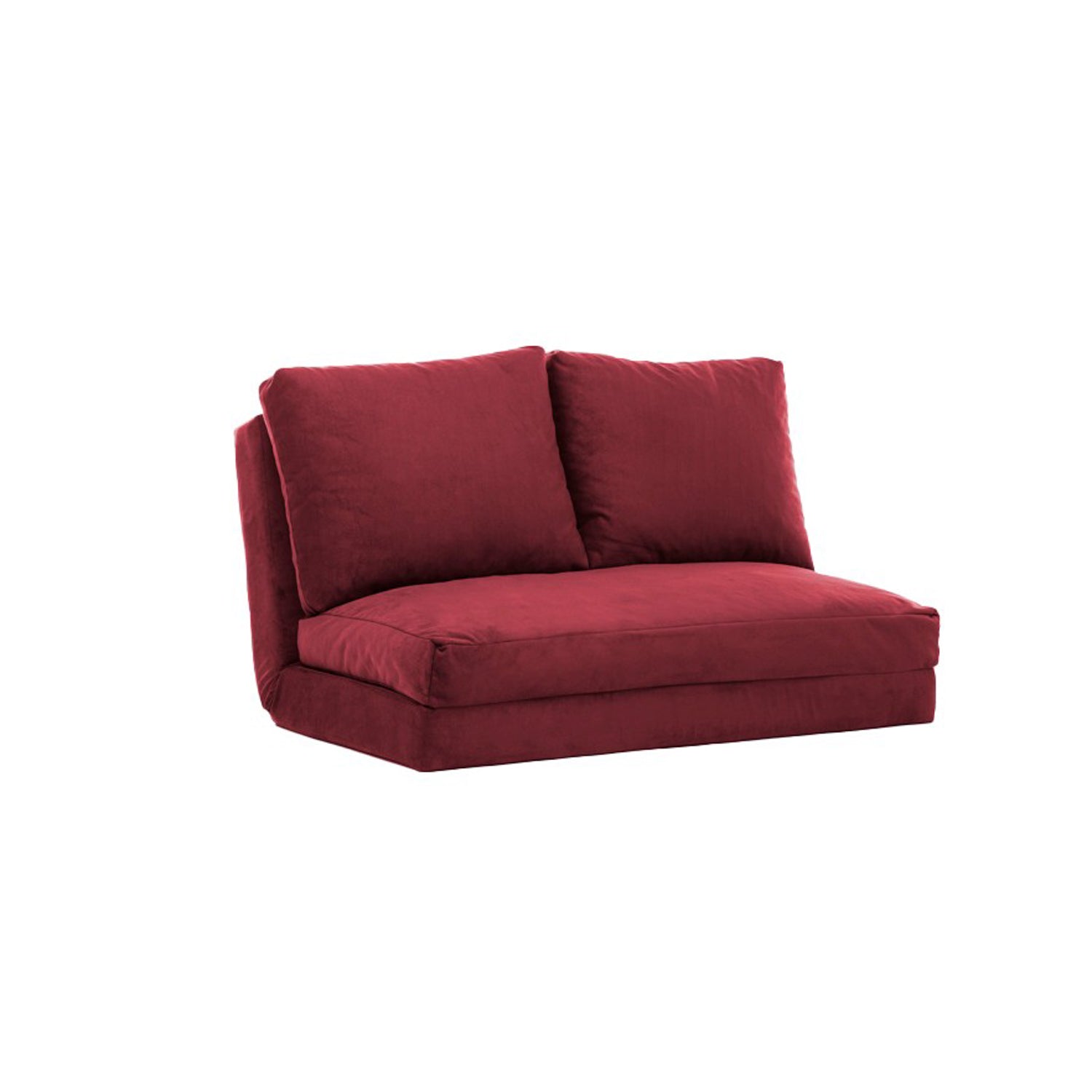 Taida - Maroon in Maroons präsentiert im Onlineshop von KAQTU Design AG. Bettsofa ist von Atelier Del Sofa