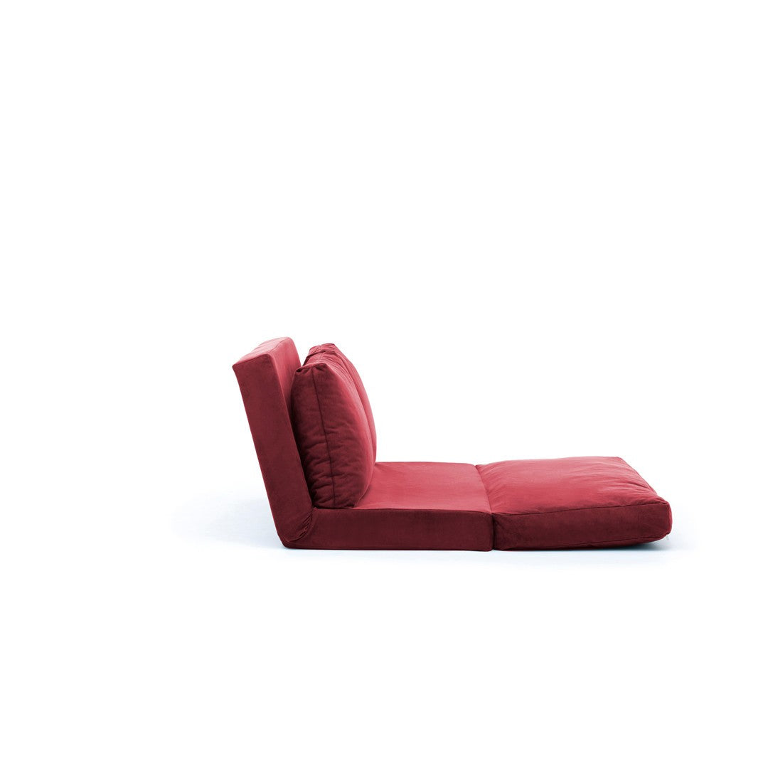 Erleben Sie das Taida Bettsofa in elegantem Maroon – die perfekte Kombination aus Stil, Komfort und Funktionalität für Ihr Zuhause.