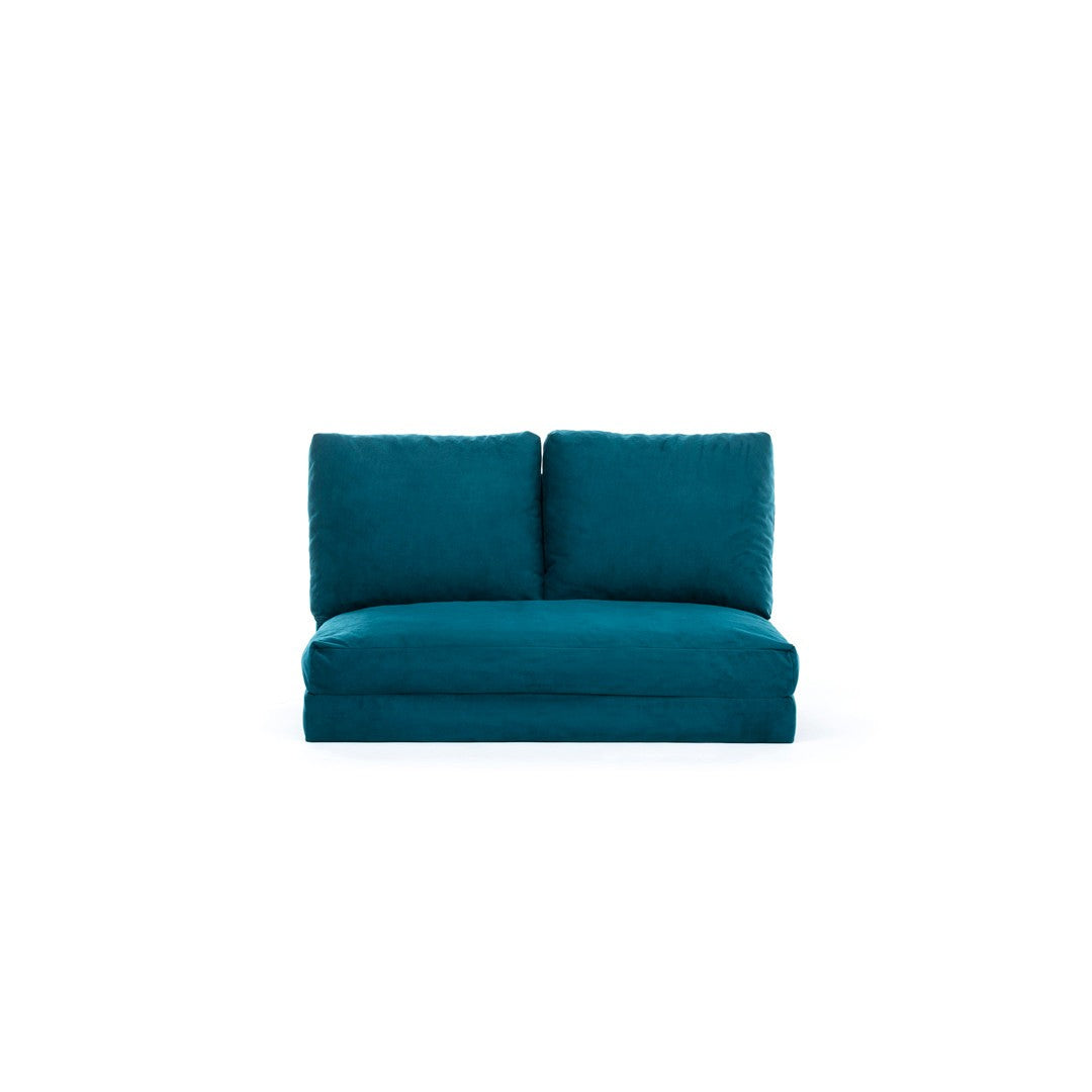 Taida Bettsofa - Petrolgrün in Petrolgrün präsentiert im Onlineshop von KAQTU Design AG. Bettsofa ist von Atelier Del Sofa