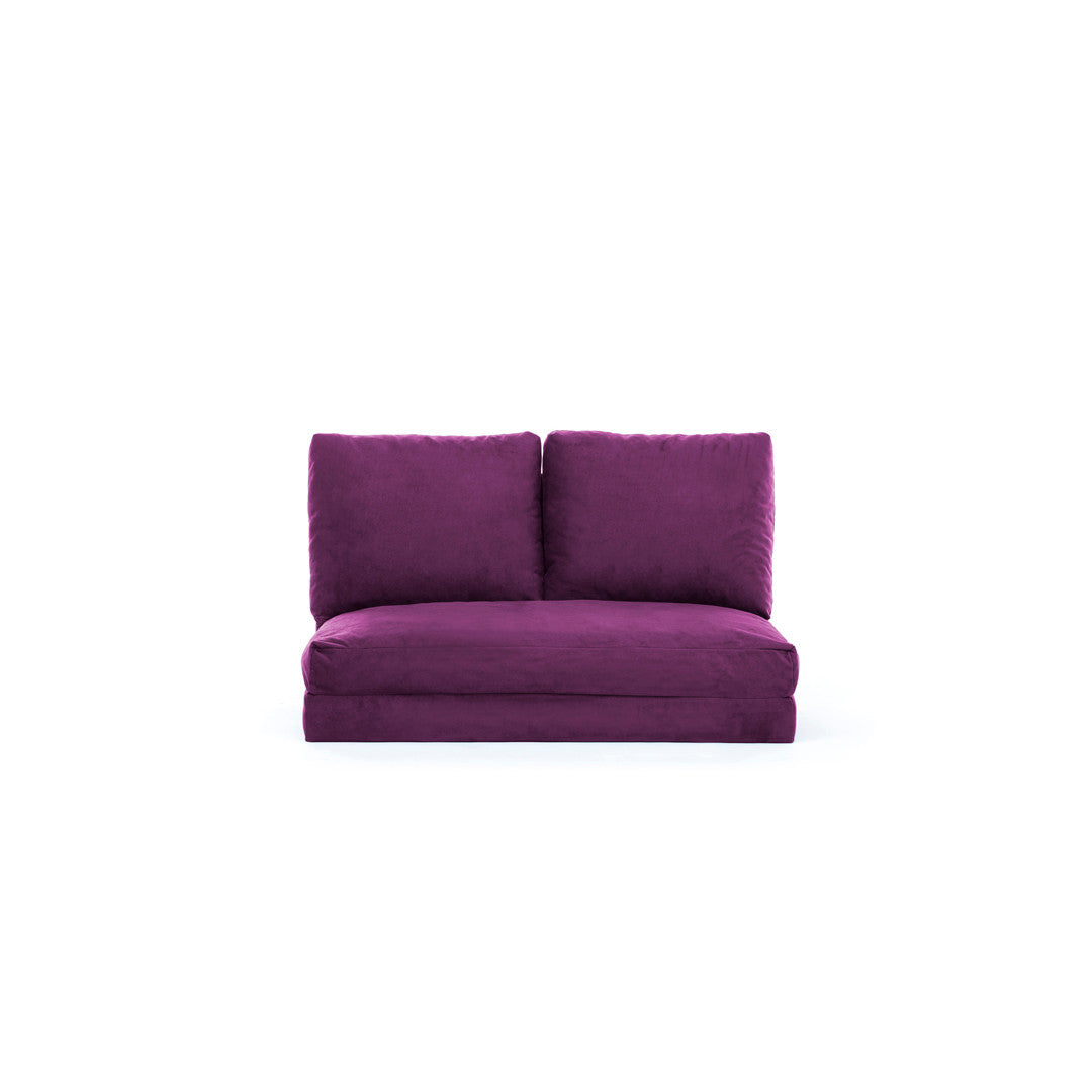 Erleben Sie das vielseitige Taida Bettsofa in Lila von Atelier Del Sofa – ideal für stilvolle Wohnräume und gemütliche Nächte.