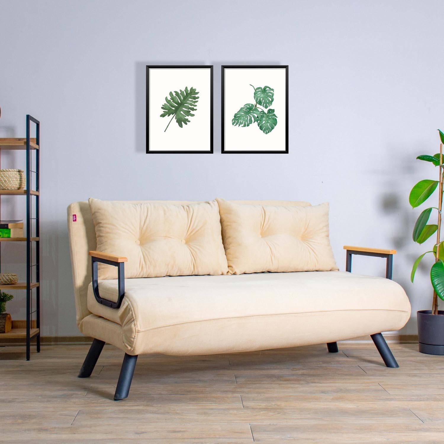 Entdecken Sie das Sando 2-Sitzer Schlafsofa in elegantem Cremeton von Atelier Del Sofa. Stilvoll, funktional und perfekt für Ihr Zuhause!