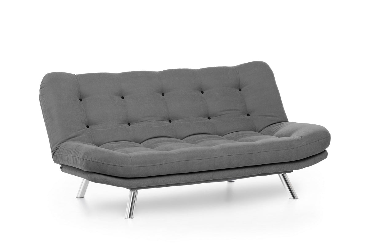 Misa Sofabed Bettsofa - Grau in Grau präsentiert im Onlineshop von KAQTU Design AG. Bettsofa ist von Atelier Del Sofa