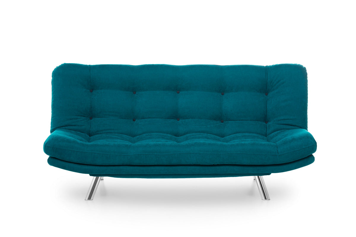 Misa Sofabed Bettsofa - Petrolgrün in Petrolgrün präsentiert im Onlineshop von KAQTU Design AG. Bettsofa ist von Atelier Del Sofa