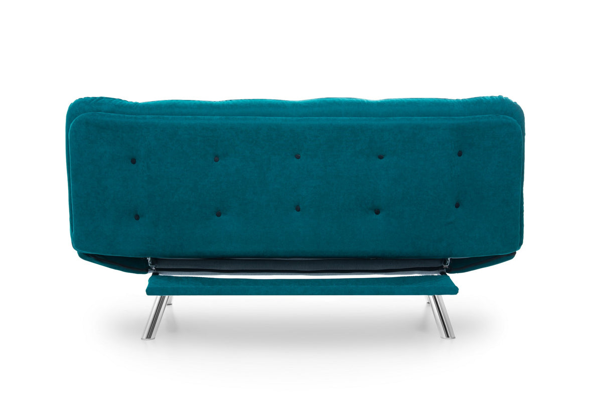 Misa Sofabed Bettsofa - Petrolgrün in Petrolgrün präsentiert im Onlineshop von KAQTU Design AG. Bettsofa ist von Atelier Del Sofa