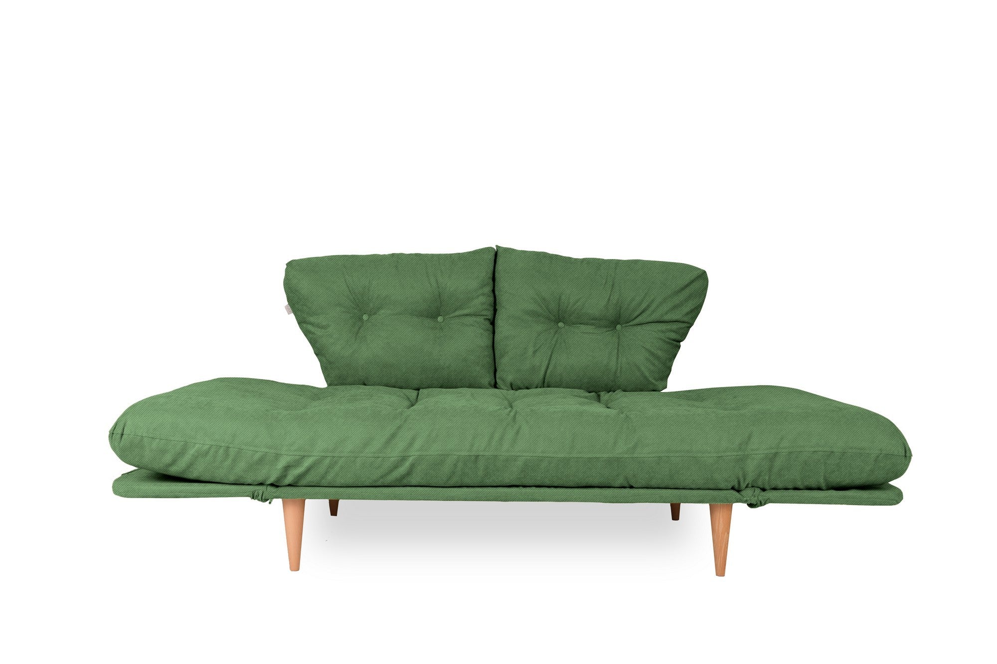 Entdecken Sie das Nina Daybed Bettsofa in Grün von Atelier Del Sofa – ein stilvolles Möbelstück, das Komfort und Funktionalität vereint und jeden Raum aufwertet!