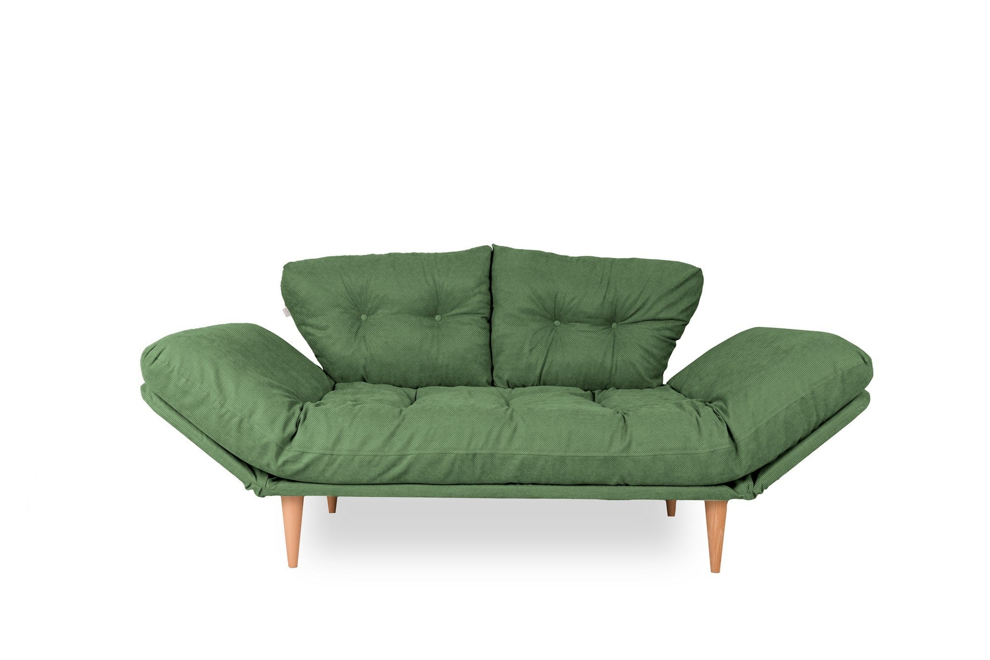 Erleben Sie das Nina Daybed Bettsofa in elegantem Grün von Atelier Del Sofa – die perfekte Kombination aus modernem Design, Komfort und vielseitiger Nutzung für Ihr Zuhause!