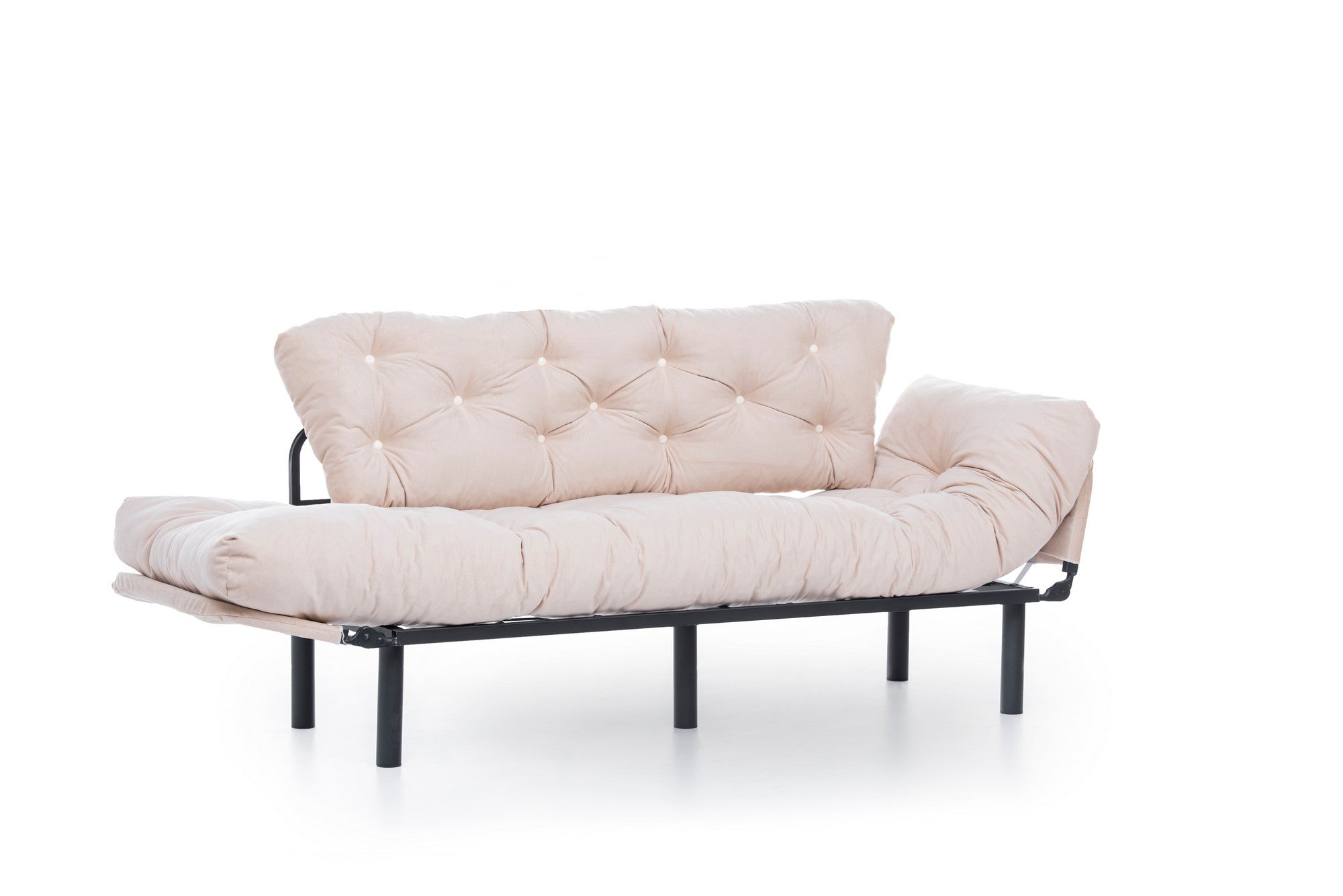 Entdecken Sie das Nitta Triple Bettsofa in Sahne von Atelier Del Sofa – ein stilvolles 3-Sitzer Schlafsofa, das Komfort und Funktionalität vereint.