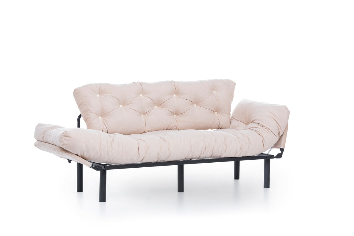 Nitta Triple Bettsofa - Sahne in Sahne präsentiert im Onlineshop von KAQTU Design AG. Bettsofa ist von Atelier Del Sofa