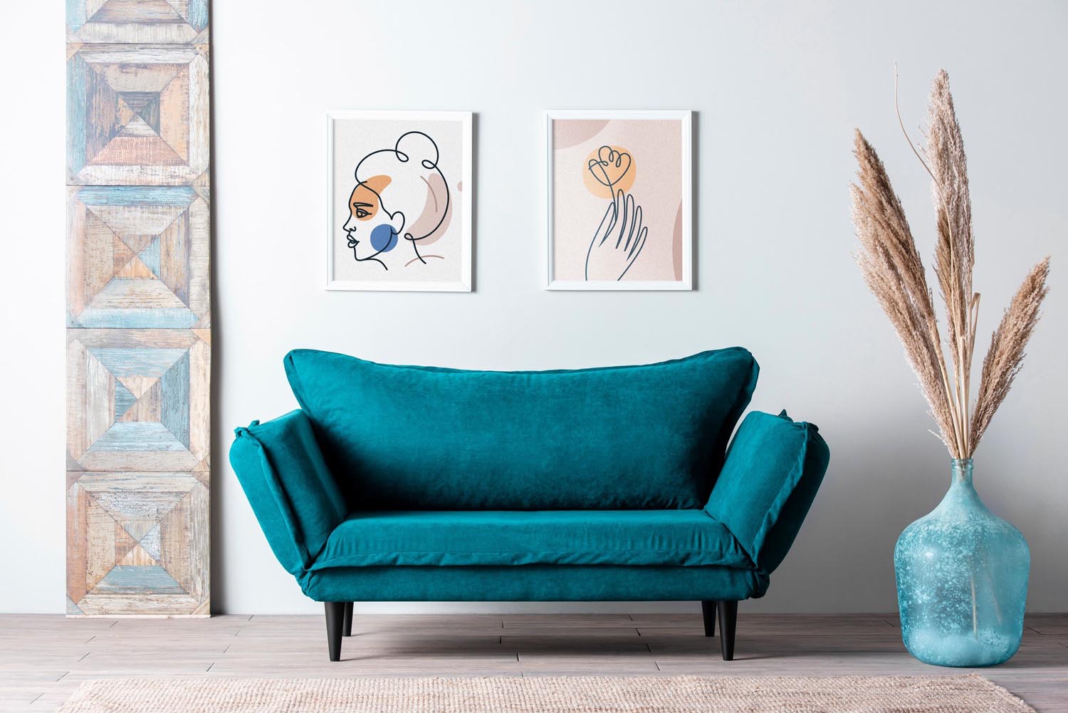 Erleben Sie das Vino Daybed in elegantem Petrolgrün – ein multifunktionales Schlafsofa, das Stil und Komfort in Ihr Zuhause bringt.