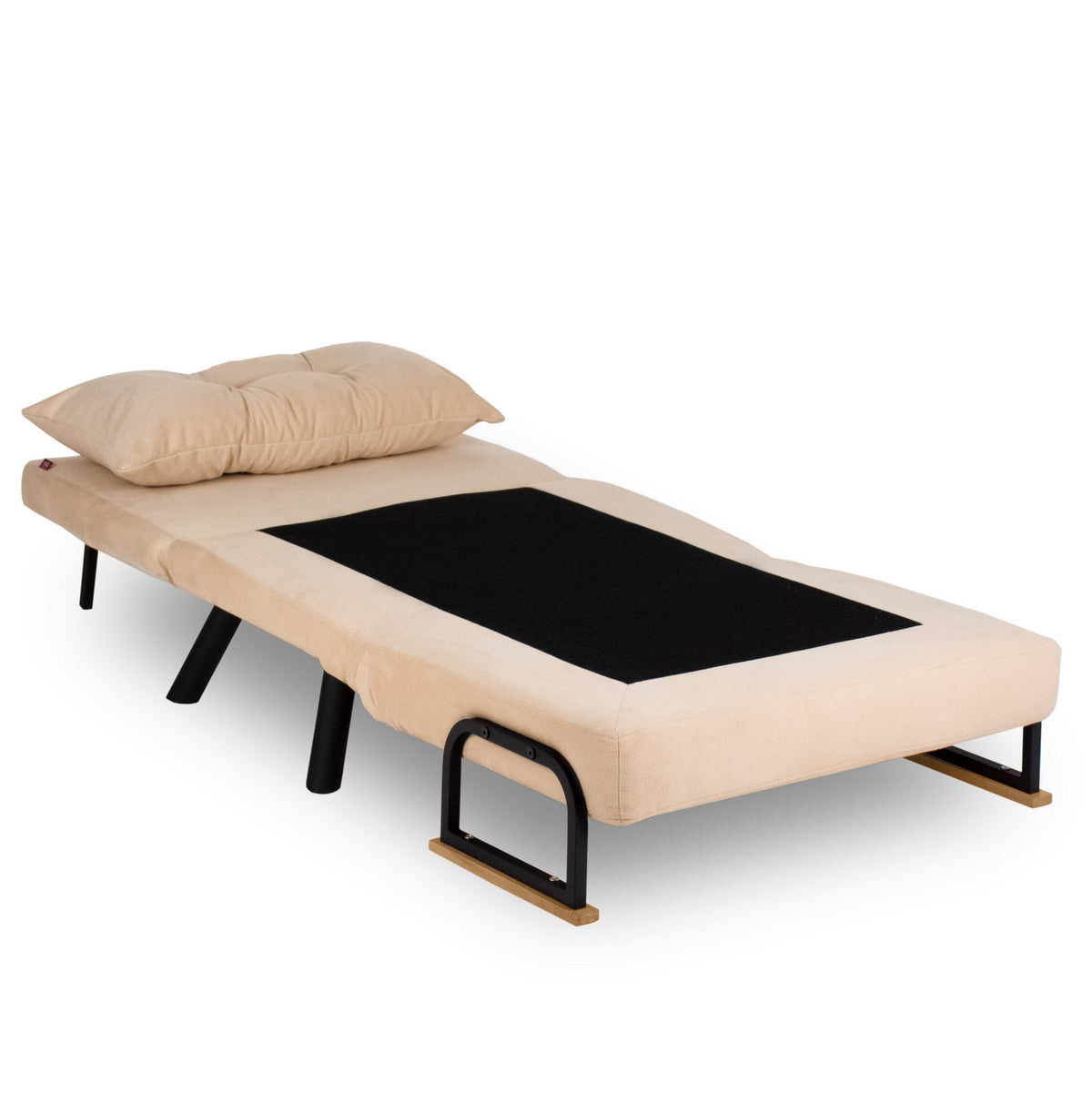 Sando Single Bettsofa - Sahne in Sahne präsentiert im Onlineshop von KAQTU Design AG. Bettsessel ist von Atelier Del Sofa