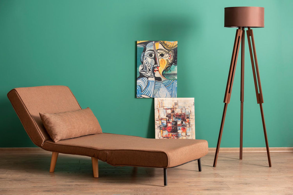 Folde Single Bettsofa - Braun in Braun präsentiert im Onlineshop von KAQTU Design AG. Bettsessel ist von Atelier Del Sofa
