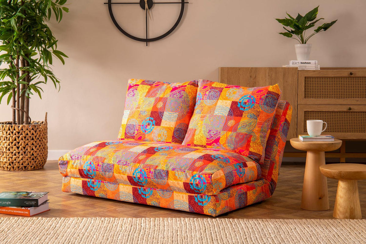 Taida Bettsofa - Mehrfarbig in Mehrfarbig präsentiert im Onlineshop von KAQTU Design AG. Bettsofa ist von Atelier Del Sofa