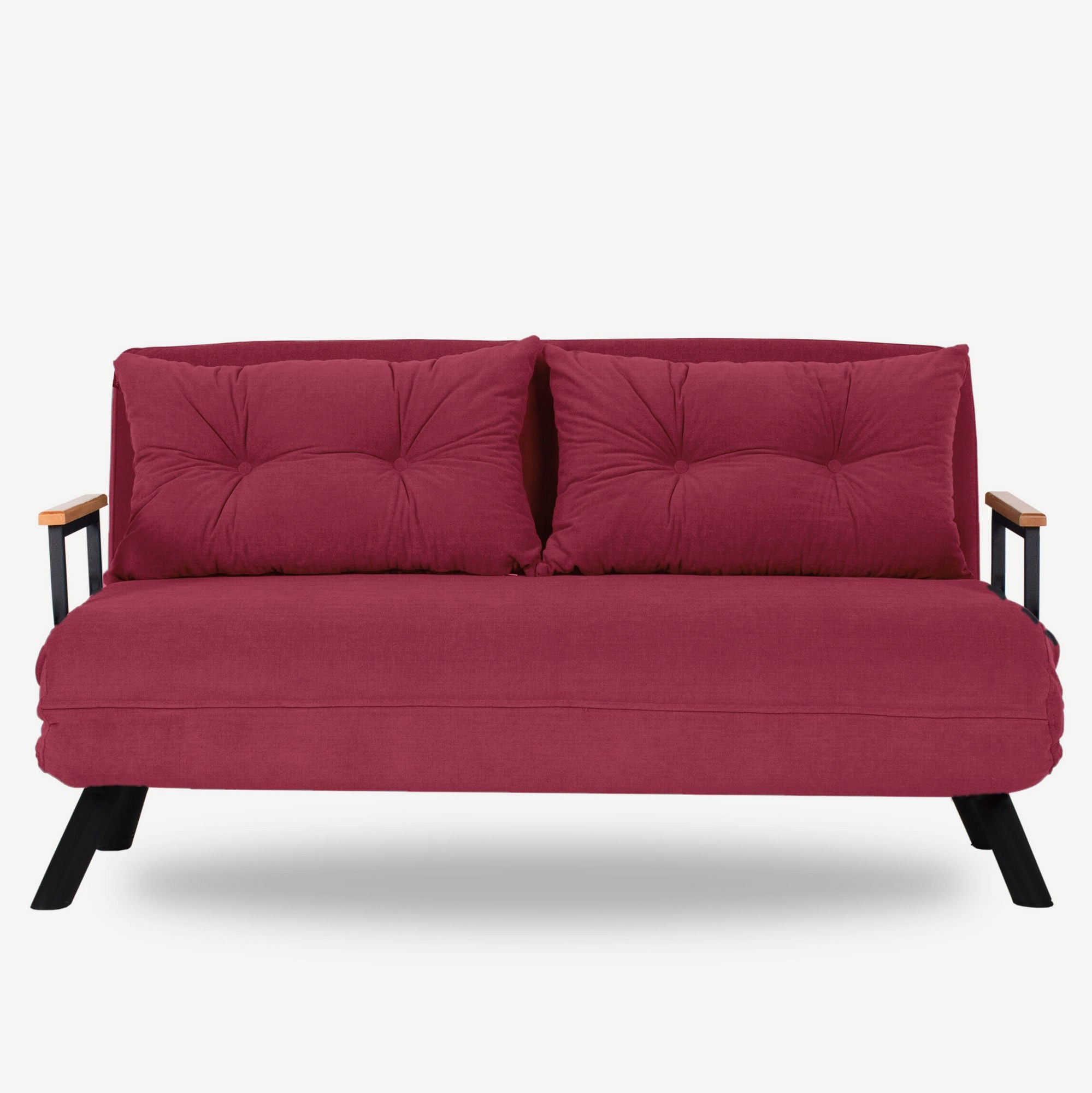Erleben Sie das Sando 2-Sitzer Schlafsofa in elegantem Kastanienbraun von Atelier Del Sofa – die ideale Kombination aus Komfort und modernem Design!