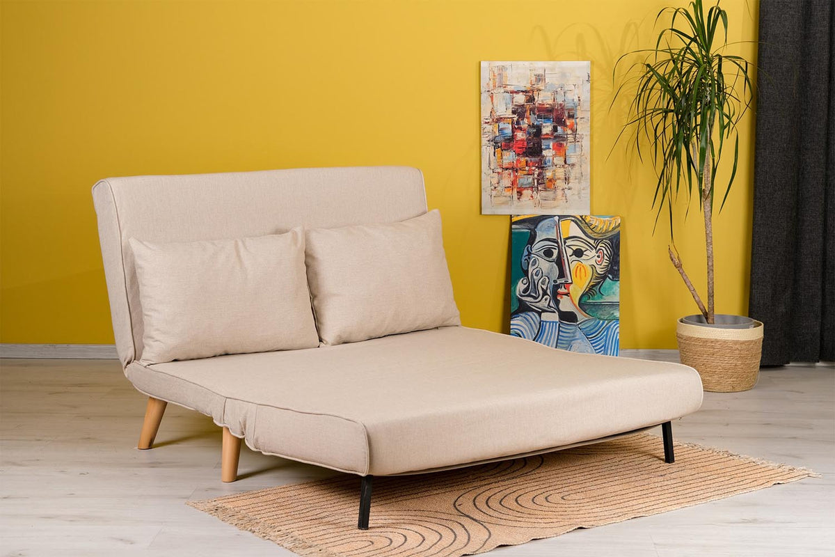 Folde 2 Bettsofa - Sahne in Sahne präsentiert im Onlineshop von KAQTU Design AG. Bettsofa ist von Atelier Del Sofa