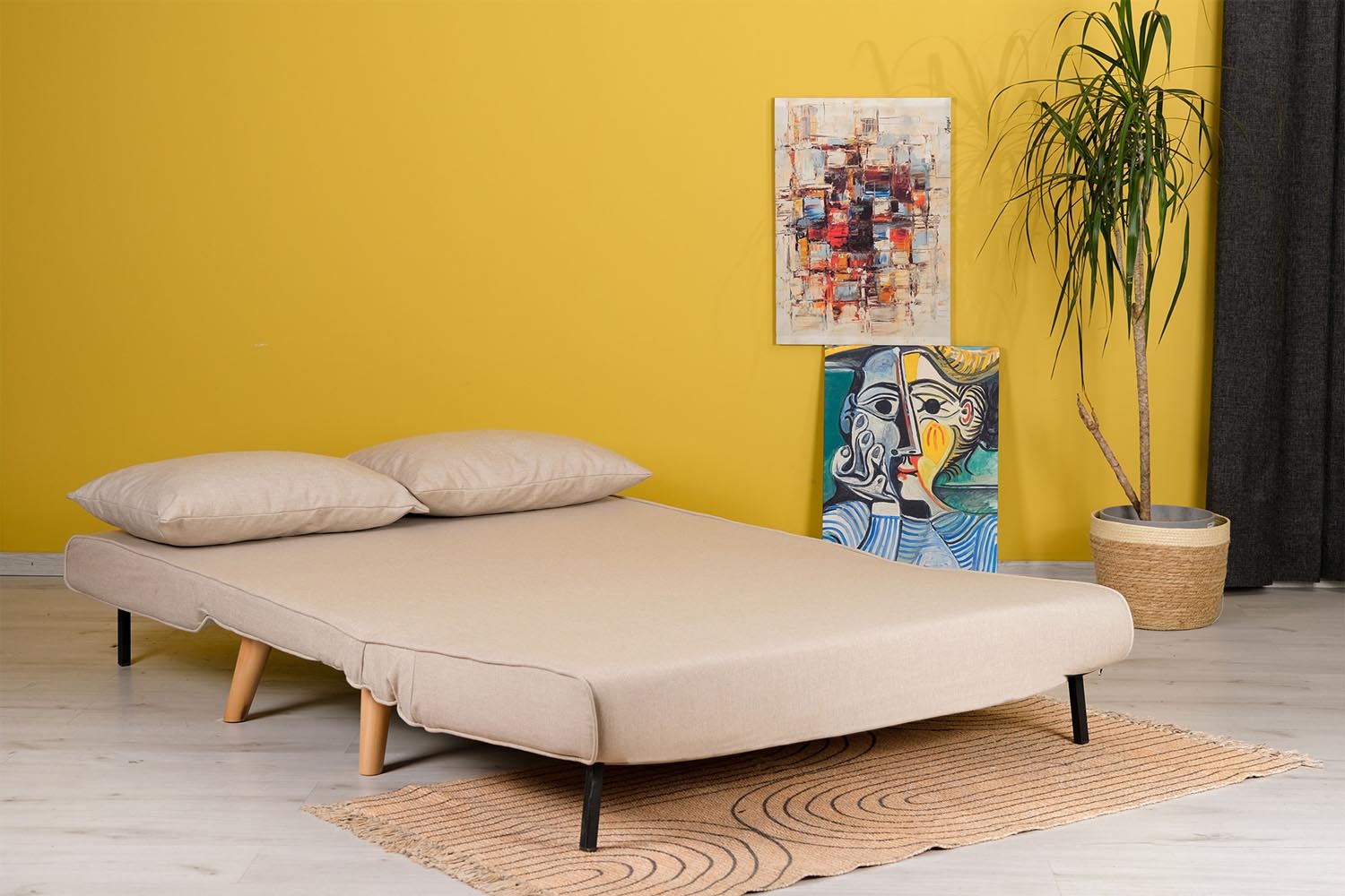 Entdecken Sie das Folde 2 Bettsofa in Sahne von Atelier Del Sofa – stilvoll, vielseitig und perfekt für jeden Raum. Ideal für Gäste und Entspannung!