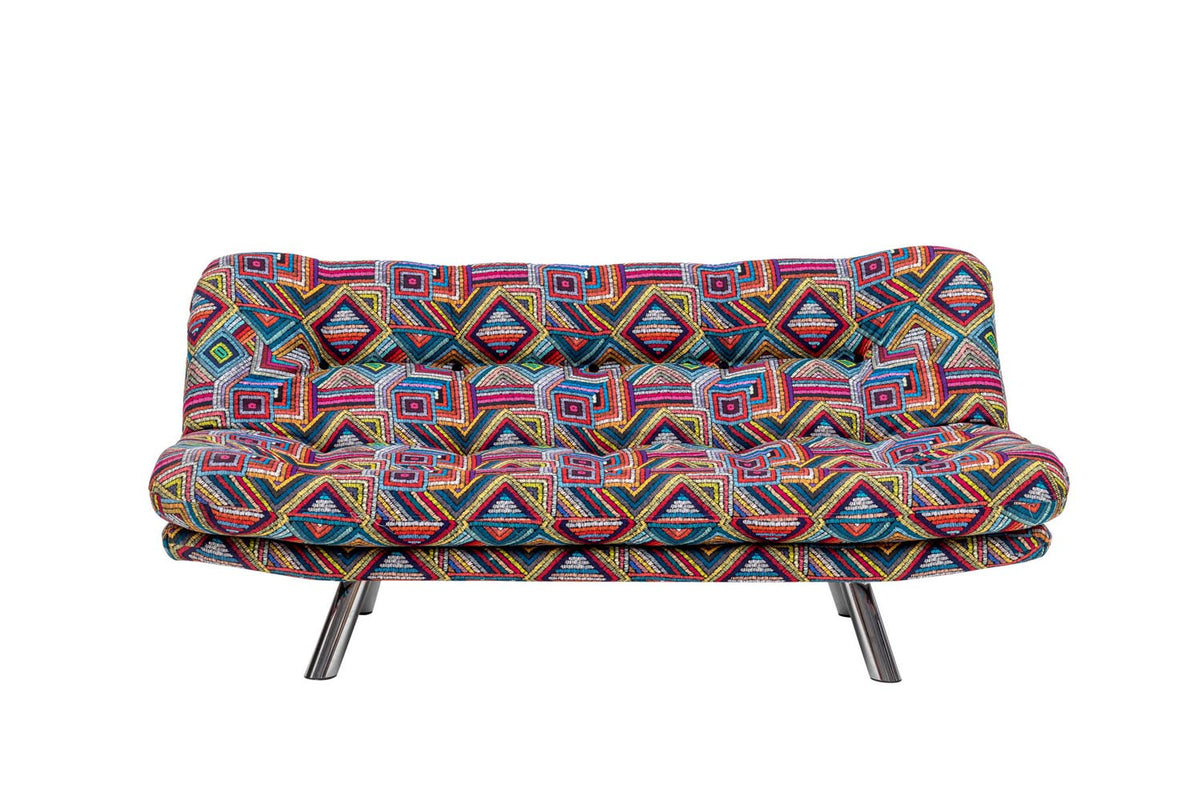 Misa Small Sofabed Bettsofa - Mehrfarbig in Mehrfarbig präsentiert im Onlineshop von KAQTU Design AG. Bettsofa ist von Atelier Del Sofa