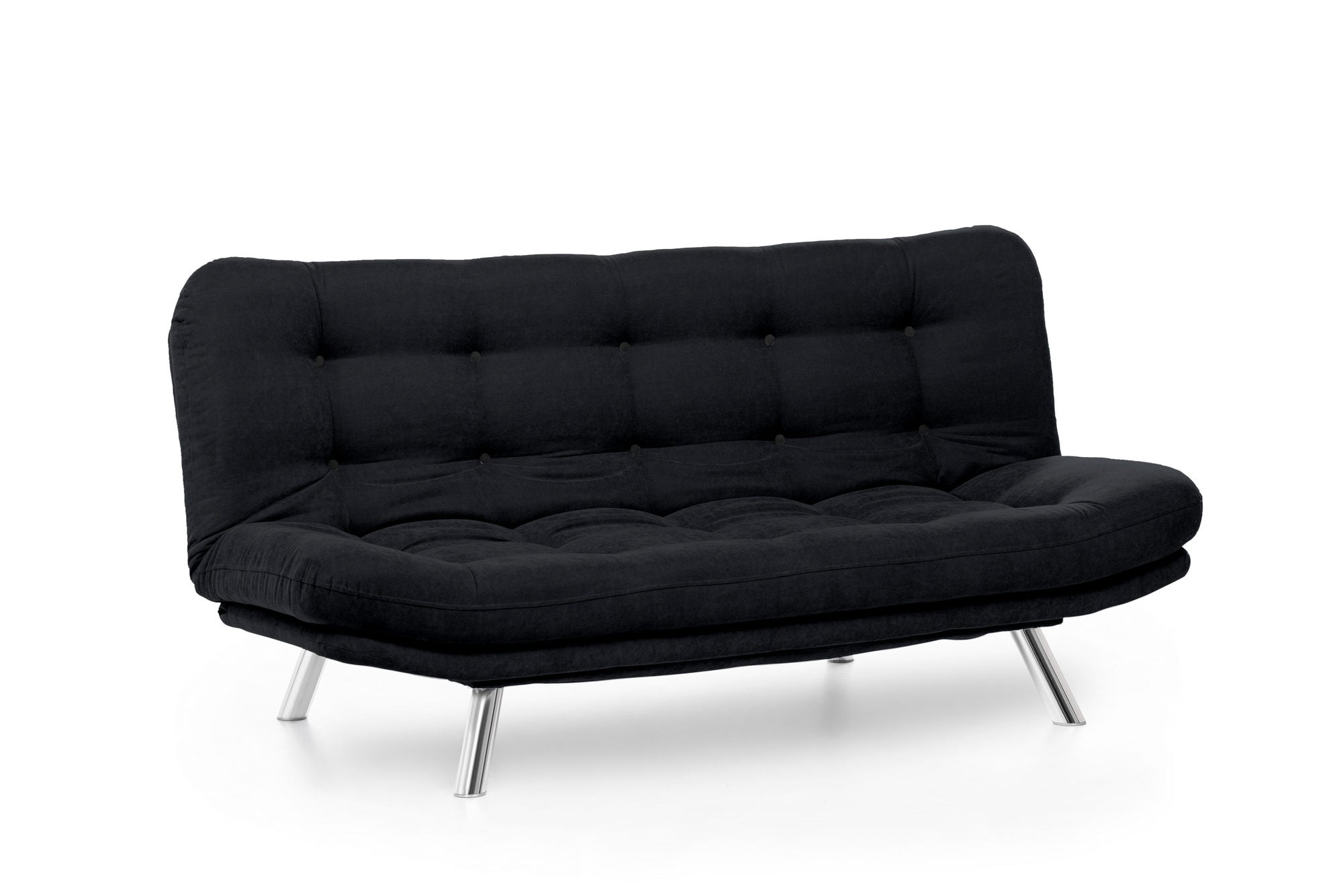 Misa Sofabed - Black in Schwarz präsentiert im Onlineshop von KAQTU Design AG. Bettsofa ist von Atelier Del Sofa