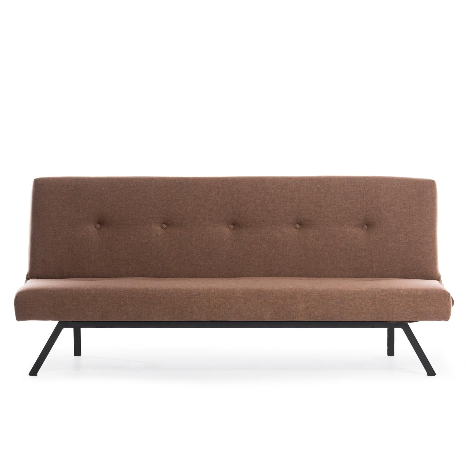 Zola - Brown in Braun präsentiert im Onlineshop von KAQTU Design AG. Bettsofa ist von Atelier Del Sofa