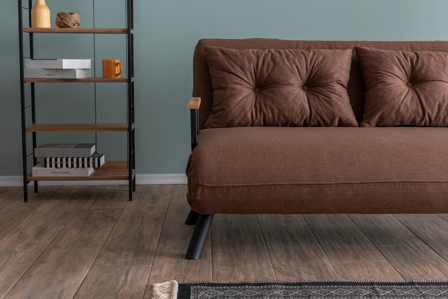 Sando 2 Bettsofa - Hellbraun in Hellbraun präsentiert im Onlineshop von KAQTU Design AG. Bettsofa ist von Atelier Del Sofa