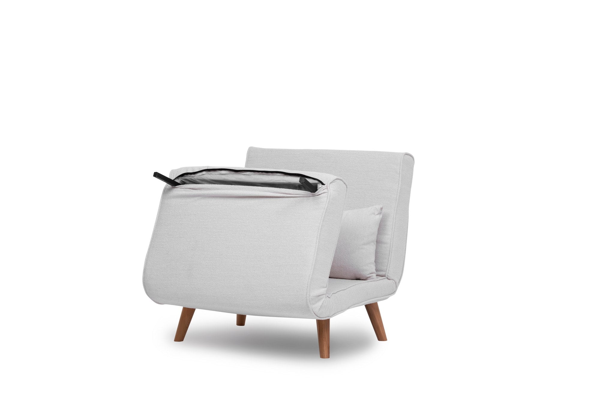 Entdecken Sie das Folde Single Bettsofa in edlem Weiß von Atelier Del Sofa – ein stilvolles, komfortables Möbelstück, das Funktionalität und Eleganz vereint.