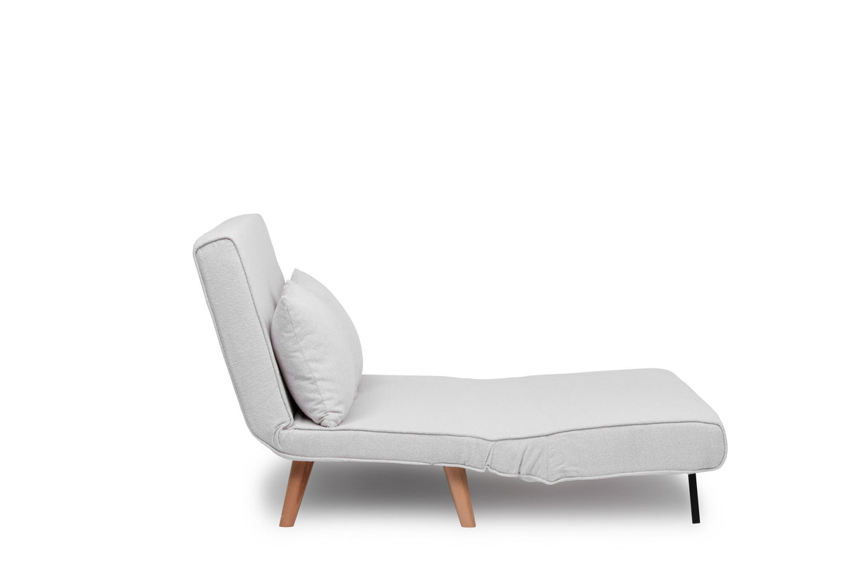 Folde 2 Bettsofa - Weiss in Weiss präsentiert im Onlineshop von KAQTU Design AG. Bettsofa ist von Atelier Del Sofa