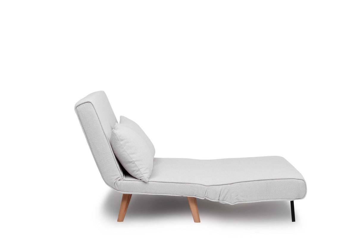 Folde 2 Bettsofa - Weiss in Weiss präsentiert im Onlineshop von KAQTU Design AG. Bettsofa ist von Atelier Del Sofa