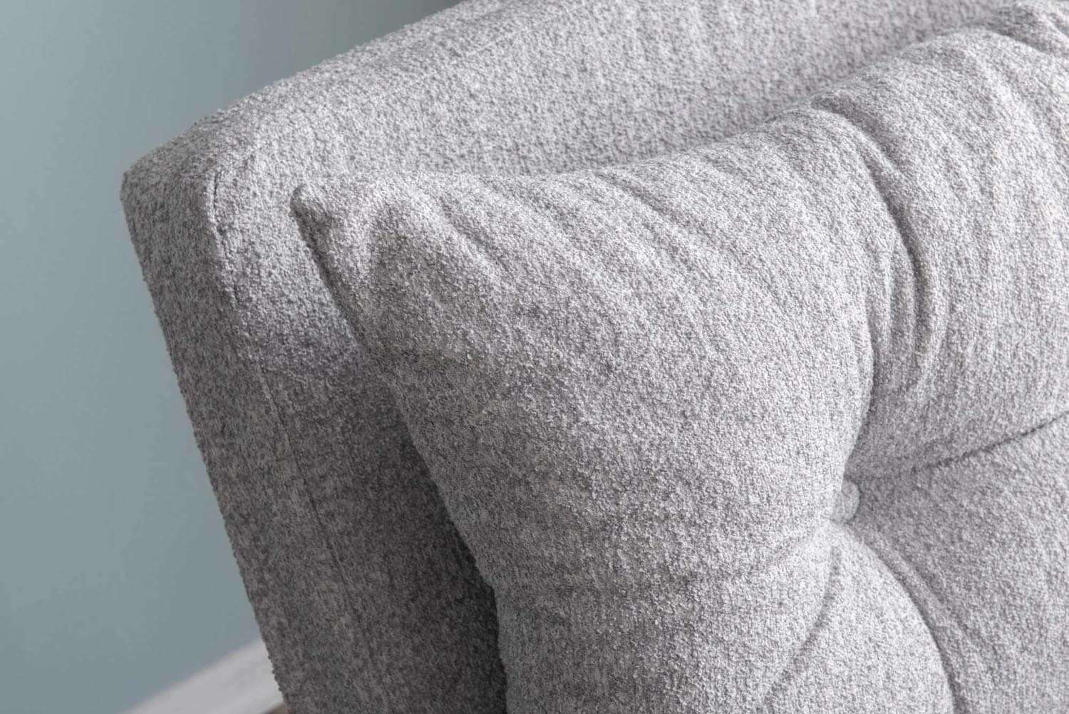 Sando Single Bettsofa - Grau in Grau präsentiert im Onlineshop von KAQTU Design AG. Bettsessel ist von Atelier Del Sofa