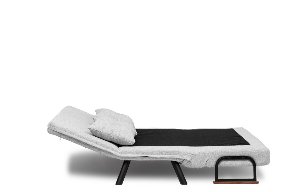 Sando 2 Bettsofa - Grau in Grau präsentiert im Onlineshop von KAQTU Design AG. Bettsofa ist von Atelier Del Sofa