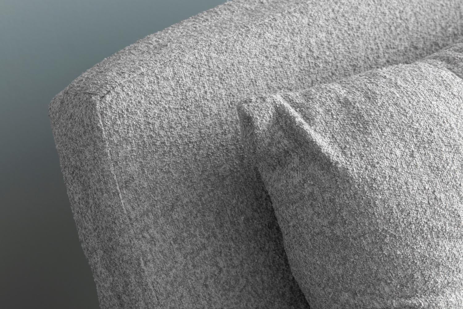 Sando 2 Bettsofa - Grau in Grau präsentiert im Onlineshop von KAQTU Design AG. Bettsofa ist von Atelier Del Sofa