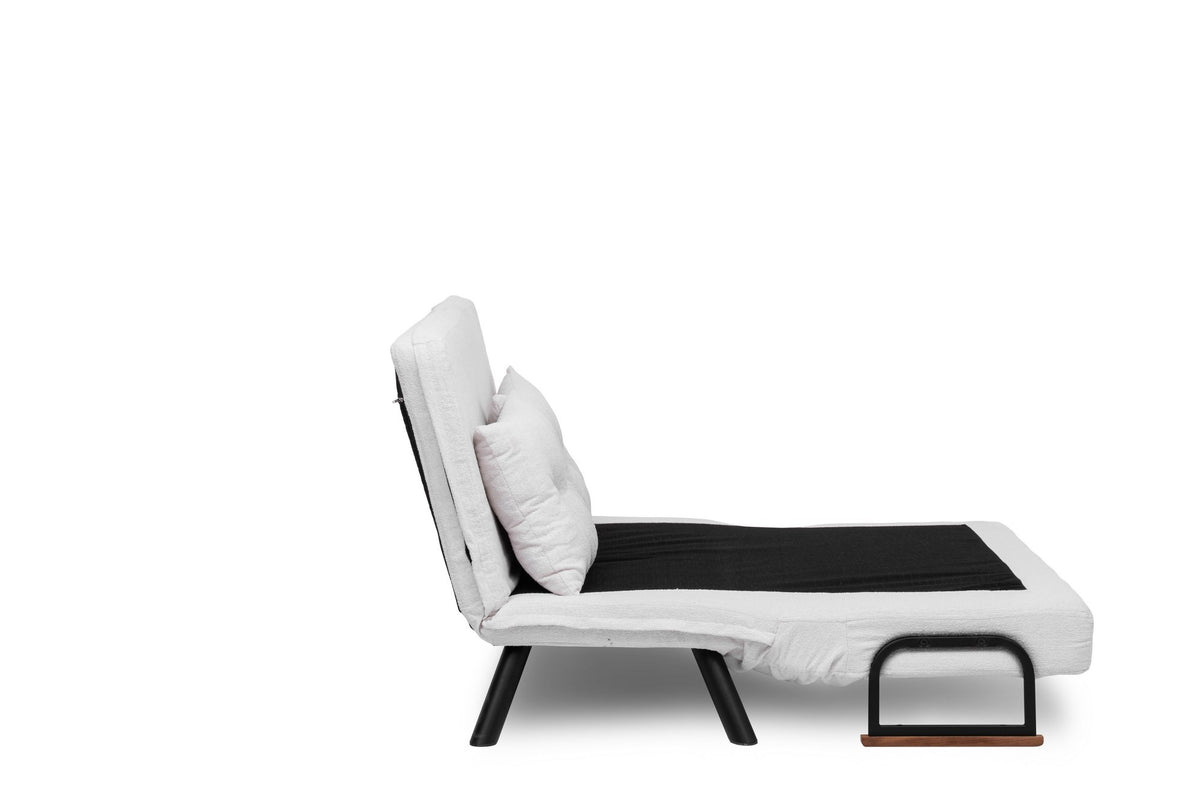 Sando 2 Bettsofa - Weiss in Weiss präsentiert im Onlineshop von KAQTU Design AG. Bettsofa ist von Atelier Del Sofa