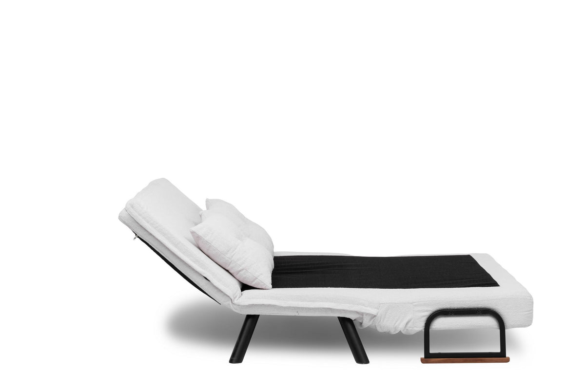 Sando 2 Bettsofa - Weiss in Weiss präsentiert im Onlineshop von KAQTU Design AG. Bettsofa ist von Atelier Del Sofa