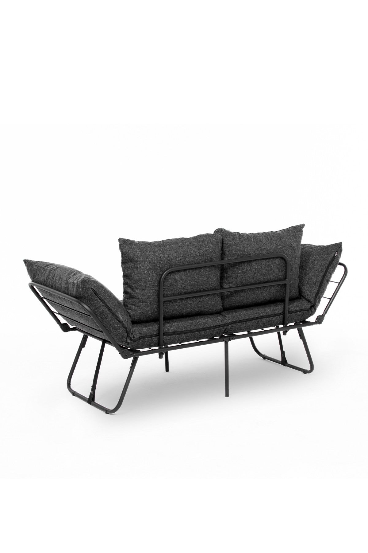 Erleben Sie das Viper 2-Sitzer Schlafsofa in edlem Dunkelgrau von Atelier Del Sofa – die perfekte Kombination aus Komfort und modernem Design für Ihr Zuhause.