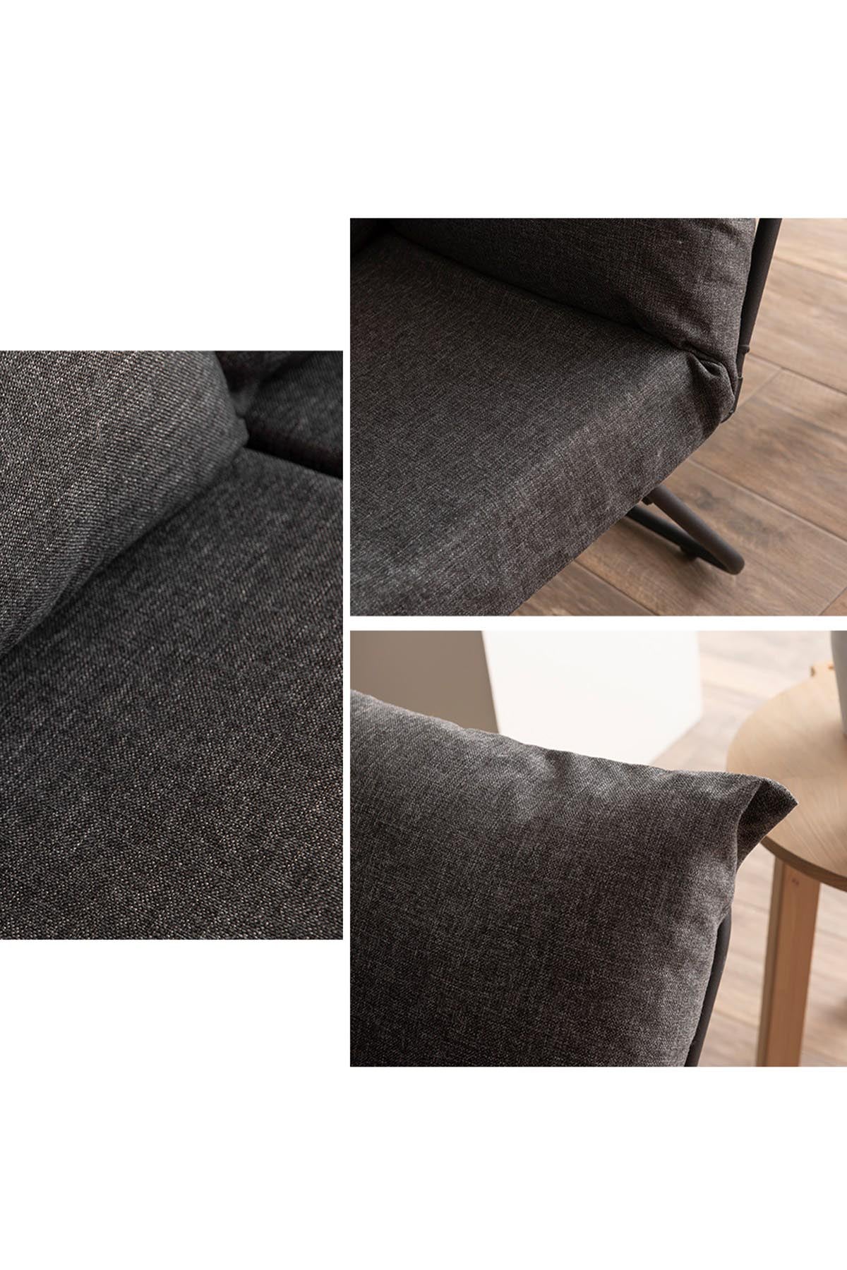Erleben Sie das Viper 2-Sitzer Schlafsofa in edlem Dunkelgrau von Atelier Del Sofa – eine perfekte Kombination aus Funktionalität und modernem Design für Ihr Zuhause.