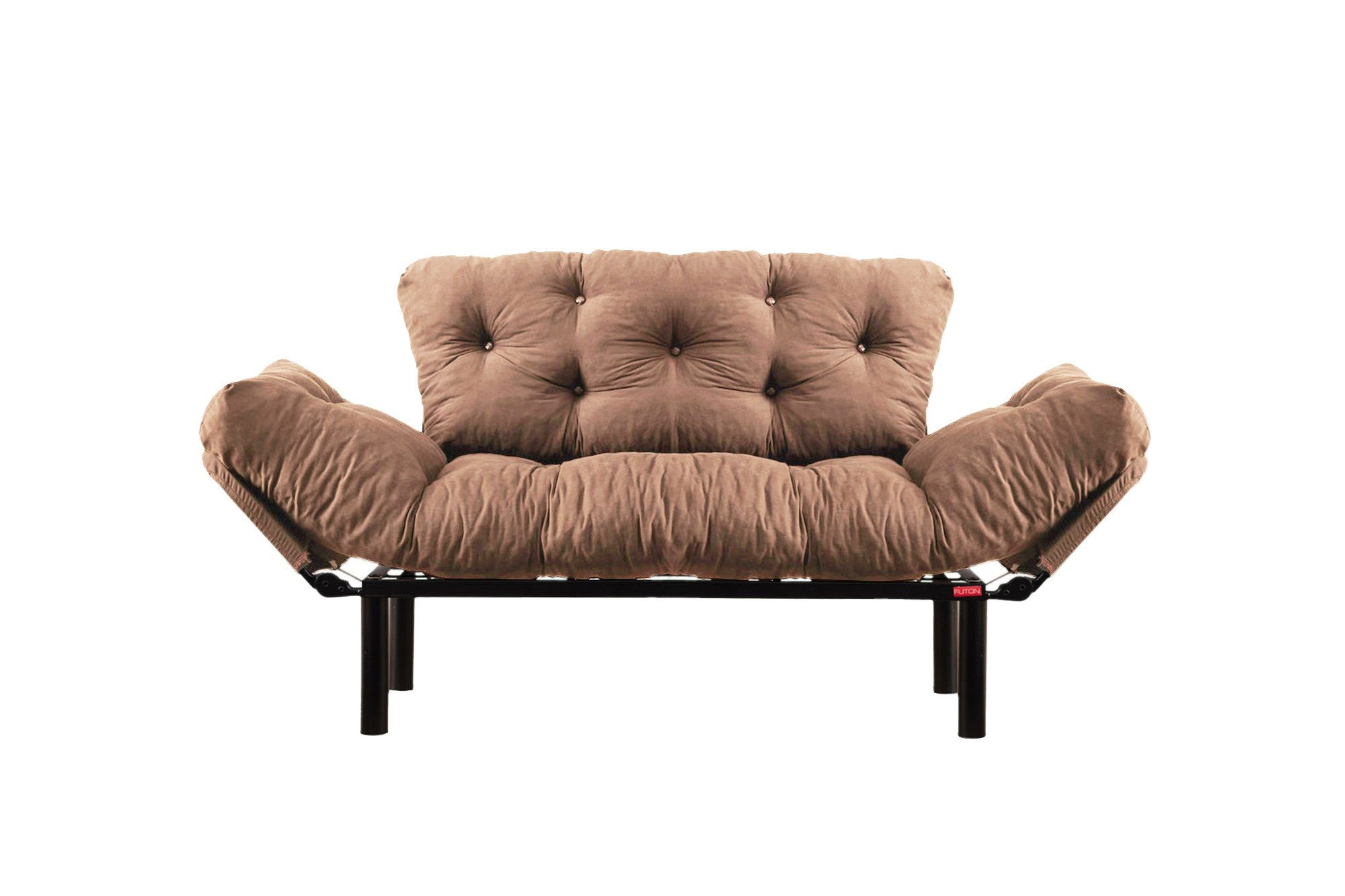 Nitta - Light Brown in Hellbraun präsentiert im Onlineshop von KAQTU Design AG. Bettsofa ist von Atelier Del Sofa