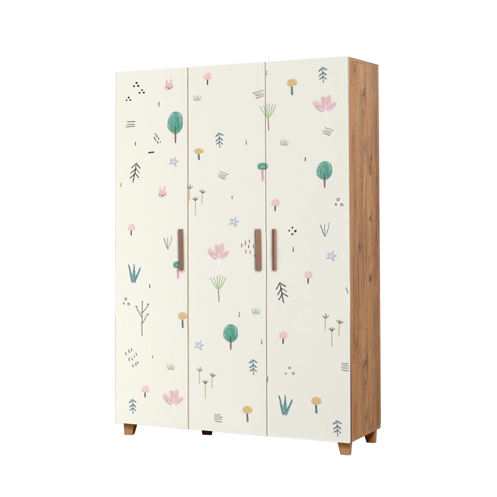 Leva Hedera Jungle in Atlantische Kiefer Weiss präsentiert im Onlineshop von KAQTU Design AG. Garderobe ist von Hanah Home