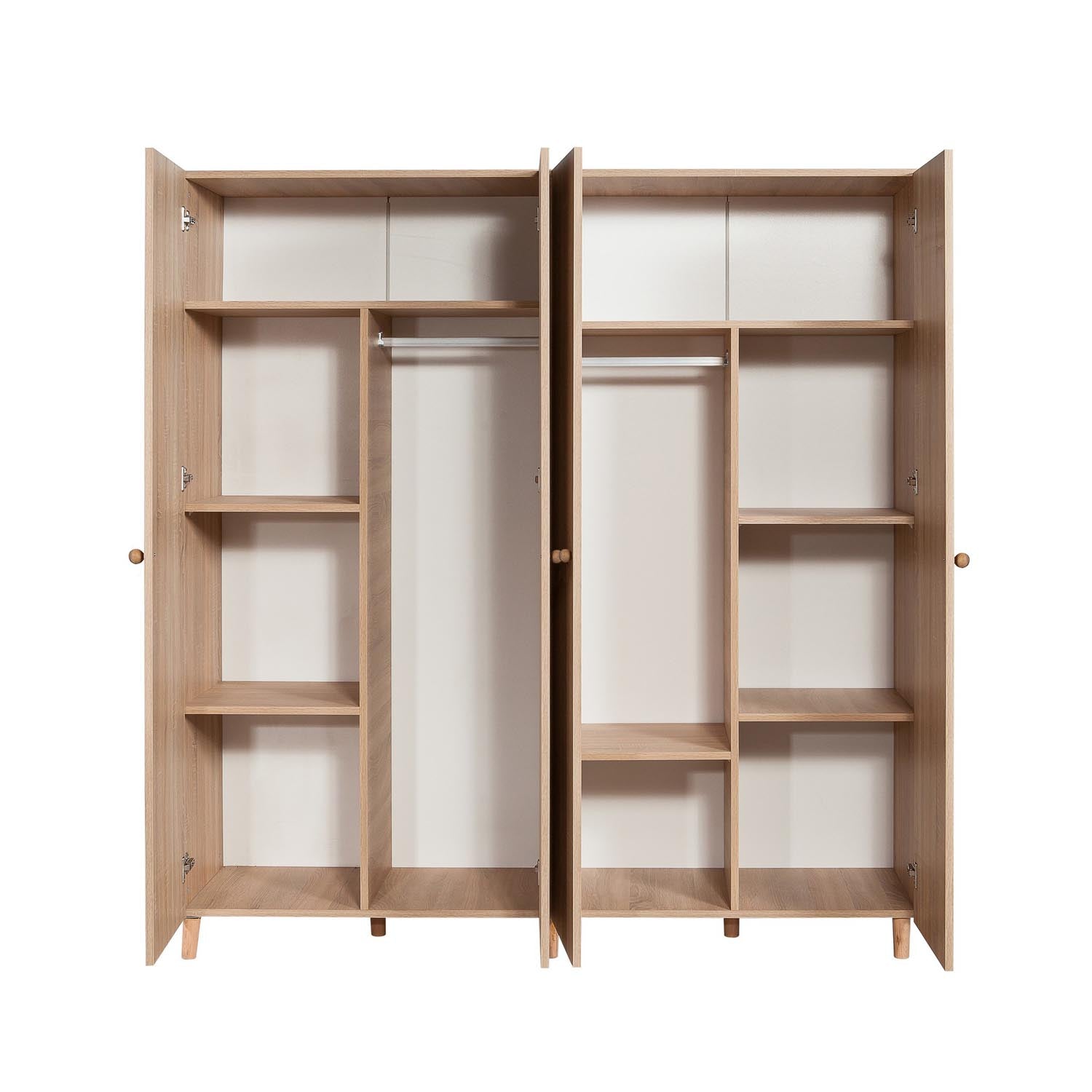 Verleihen Sie Ihrem Raum mit der Loni 4 Garderobe in Sonomo von Hanah Home Eleganz und Funktionalität – ideal für stilvolle Organisation!