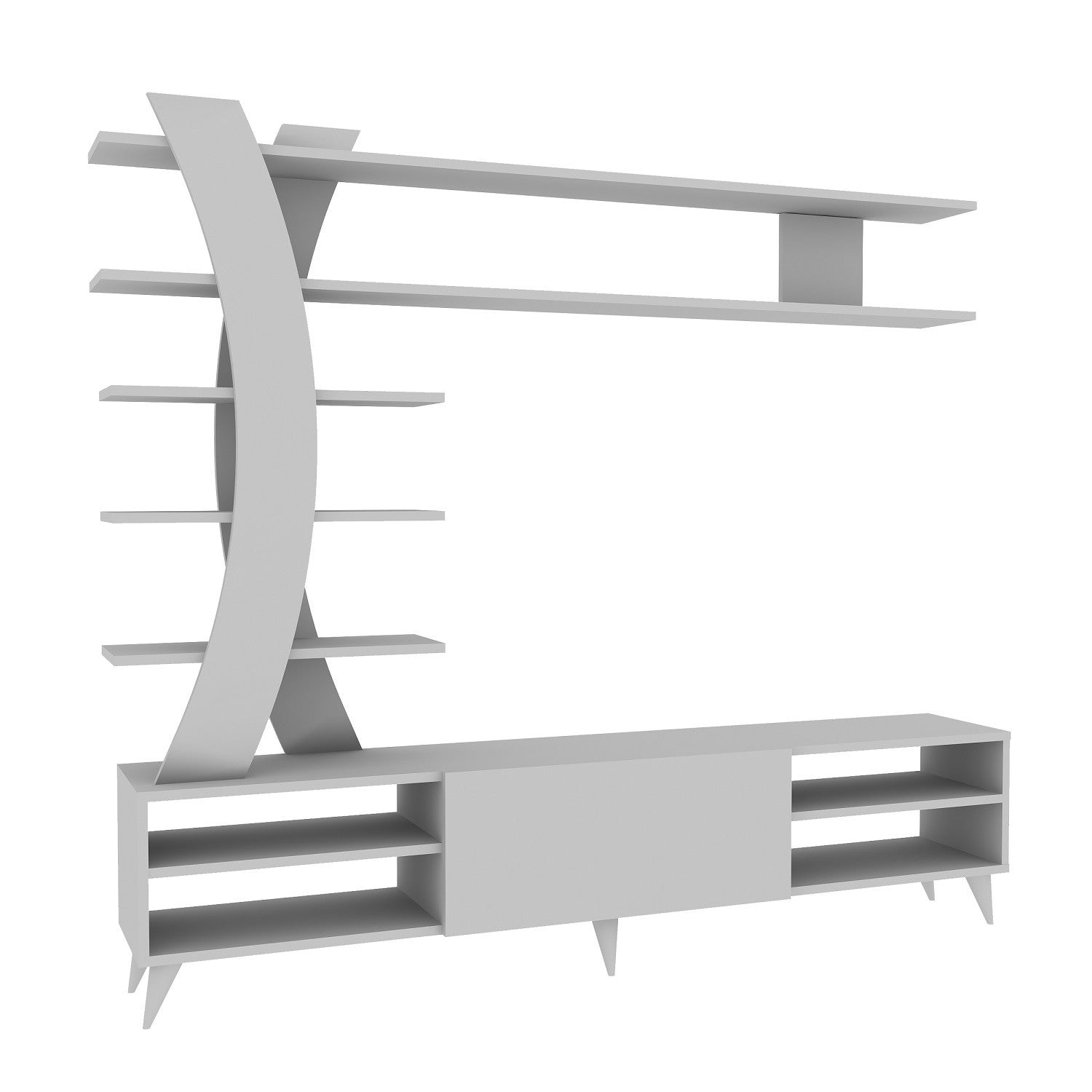 Duru in Weiss präsentiert im Onlineshop von KAQTU Design AG. TV-Möbel ist von Hanah Home