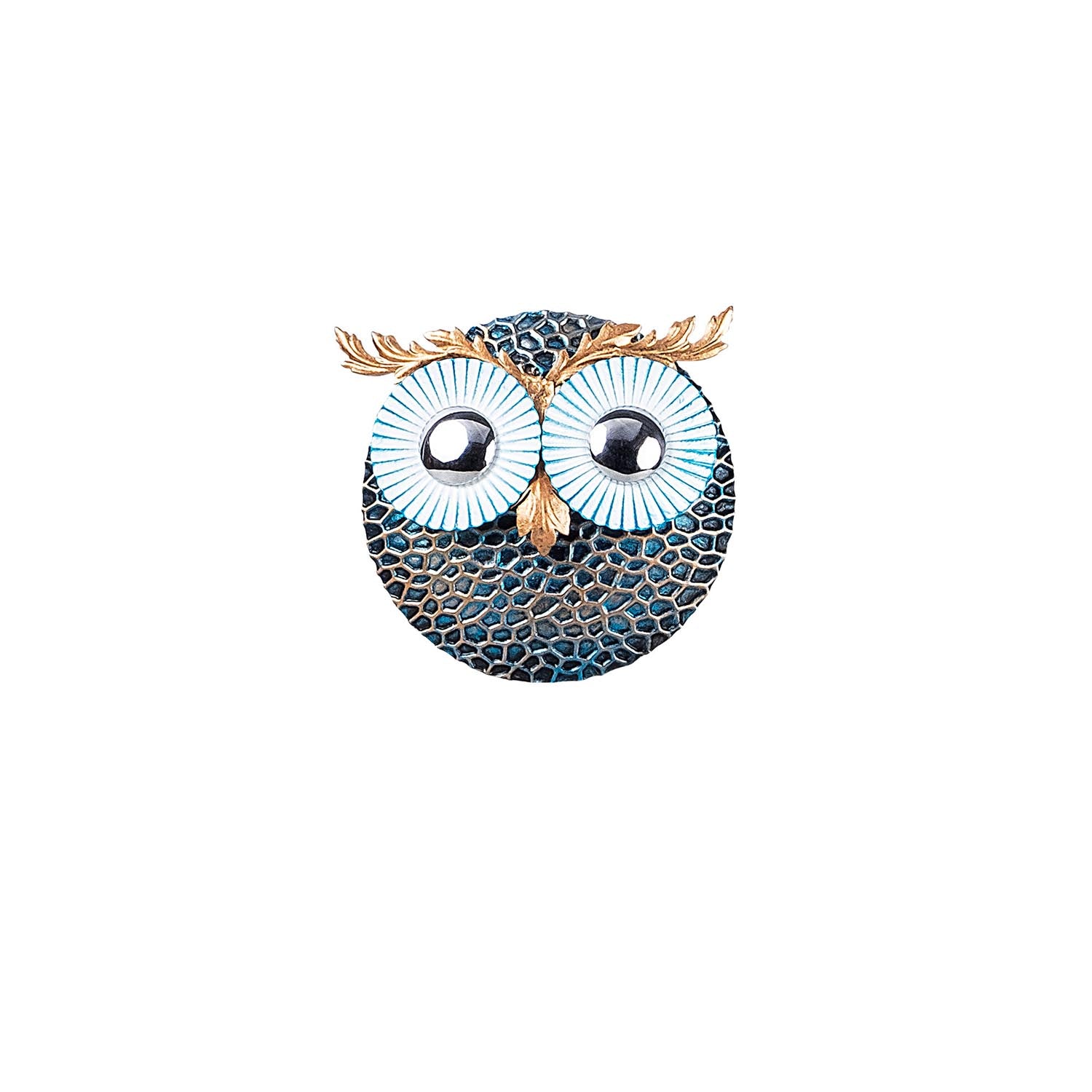 Owl 3 - Silver in Mehrfarbig präsentiert im Onlineshop von KAQTU Design AG. Wanddeko ist von Wallity