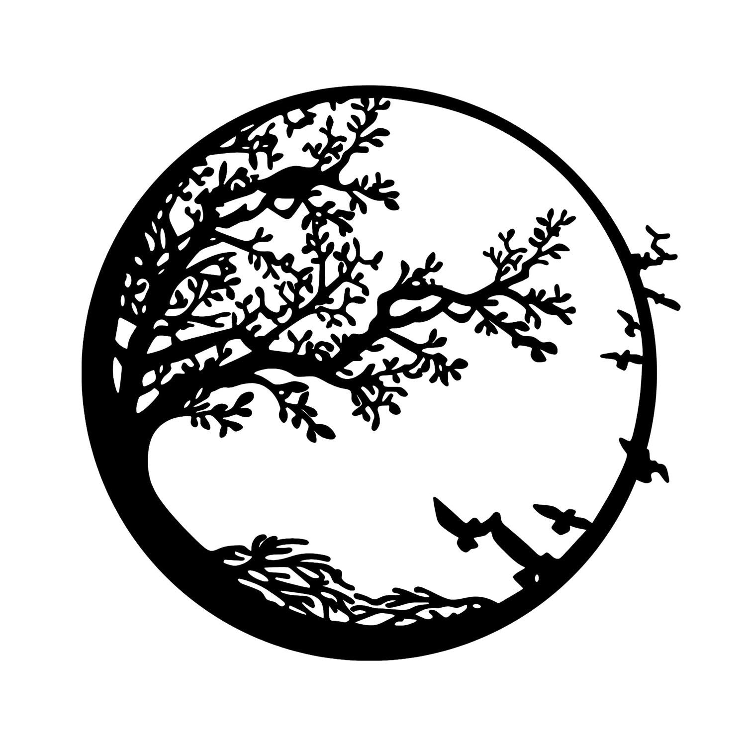 Night in Schwarz präsentiert im Onlineshop von KAQTU Design AG. Wanddeko ist von Wallity